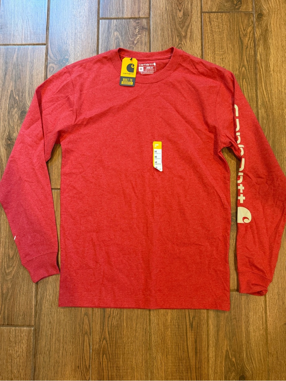 Carhartt NWT Men's Long-Sleeve Crewneck Shirt Size XS